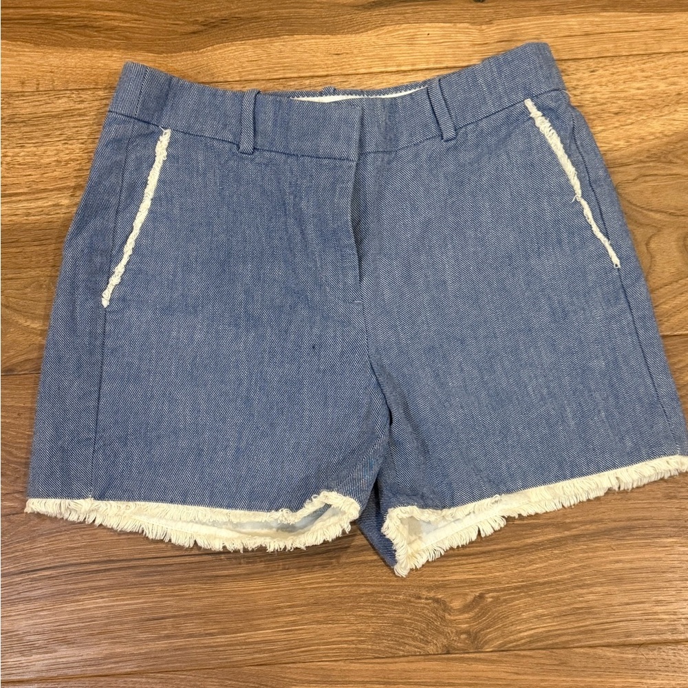 J. Crew fray Hem Blue Women's Casual Shorts